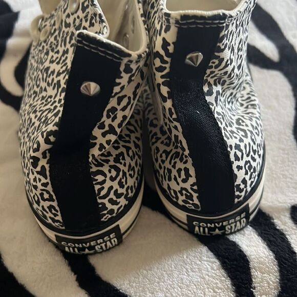 NWT Converse Chuck Taylor All Star sneakers zebra print 10.5 - Picture 8 of 8